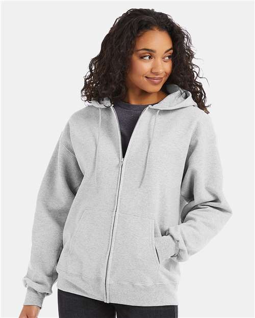 Unisex Ultimate Cotton Full-Zip Hooded Sweatshirt