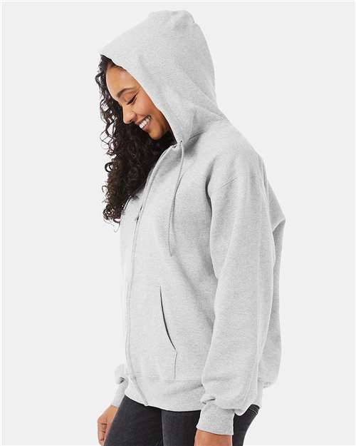 Unisex Ultimate Cotton Full-Zip Hooded Sweatshirt