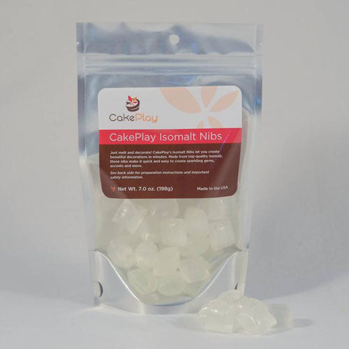CakePlay Clear Isomalt Nibs, 7 Oz