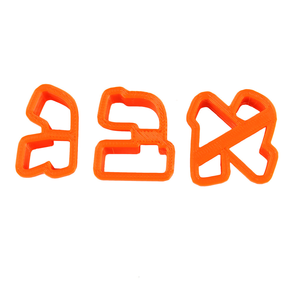Cookie Cad Hebrew Modern Font Letter Cutter Set