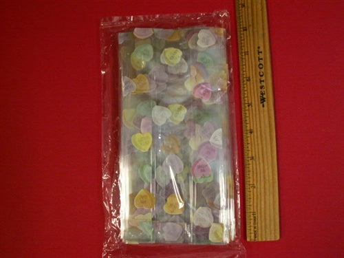Small Conversation Hearts Cello Treat Bag - 20 Pack