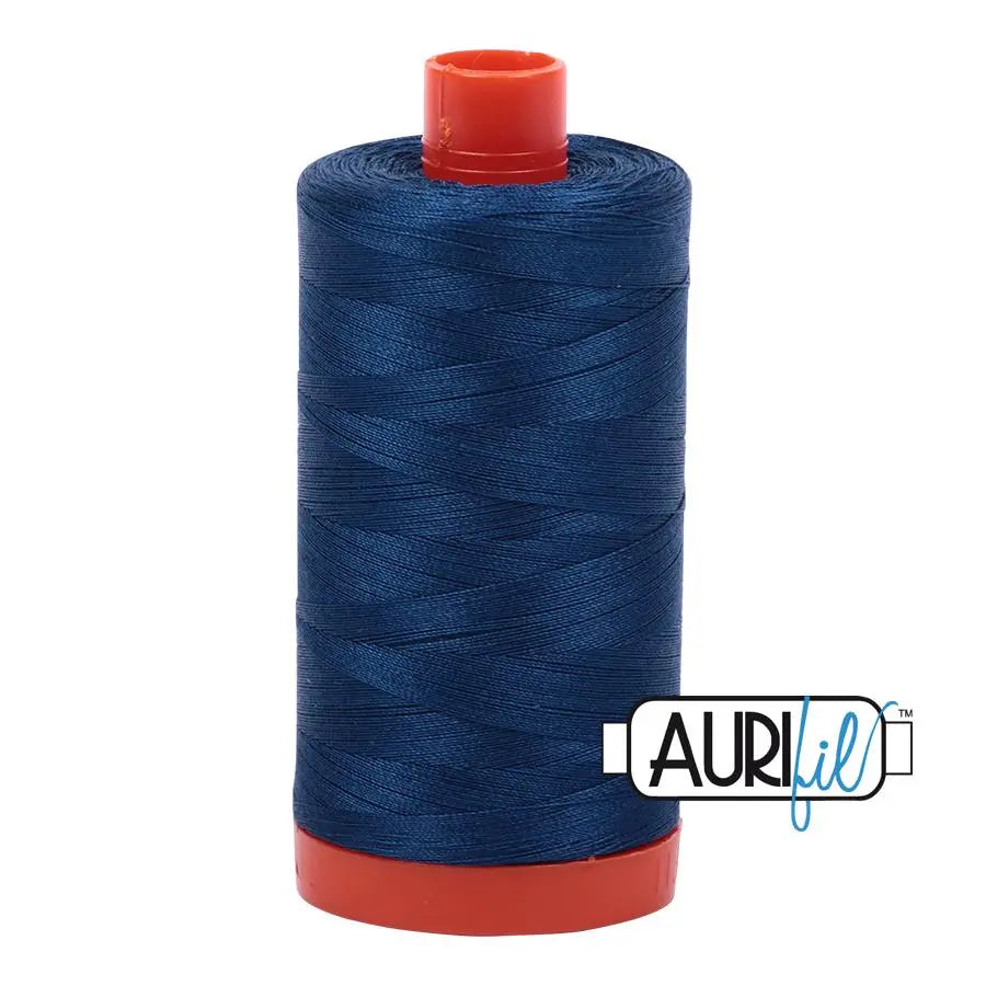 Cotton Thread Medium Delft Blue 50wt Large Spool