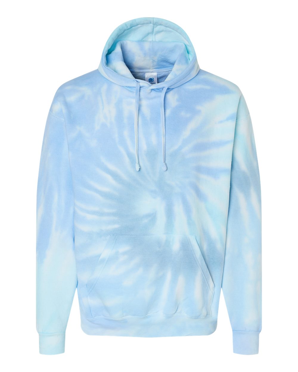 Colortone® Tie-Dyed Hooded Turtle Neck Long Sleve Sweatshirt