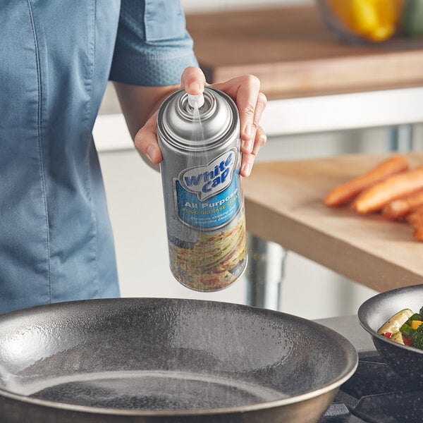 White Cap All-Purpose Food Release Spray 21.5 oz. - 6/Case