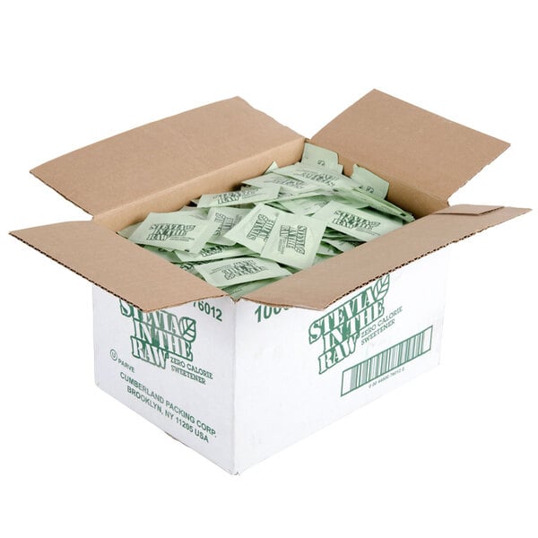 Stevia In The Raw Sweetener Packet 1 Gram - 1,000/Case