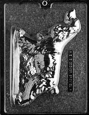 3D Cocker Spaniel Chocolate Mold - Piece 2 of 2 - LPDOG002B