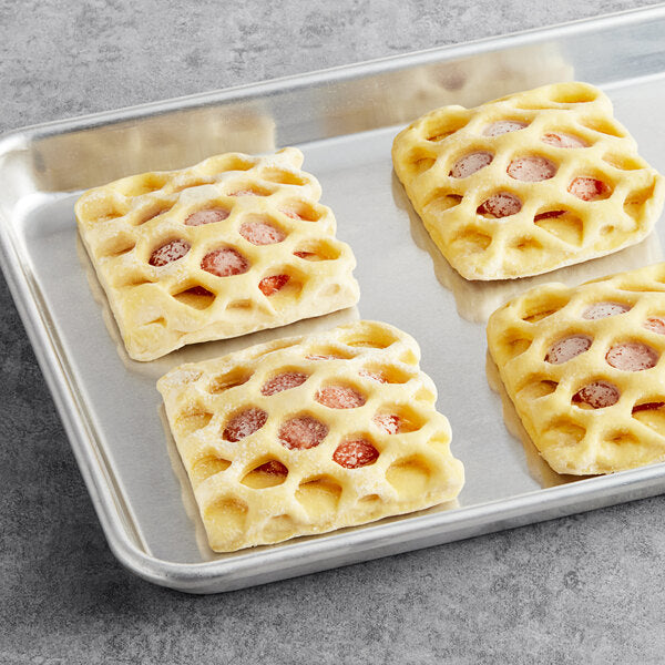 Bridor Ready-to-Bake Guava Danish 3.2 oz. - 42/Case
