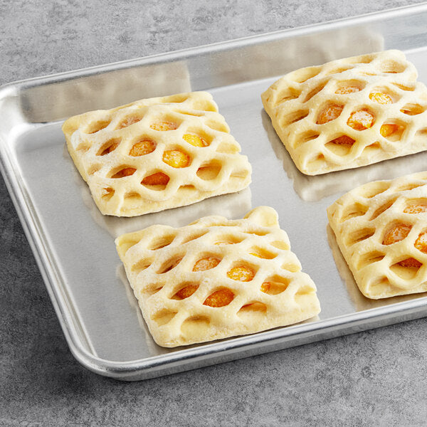 Bridor Ready-to-Bake Mango Danish 3.2 oz. - 42/Case