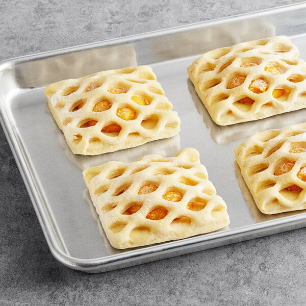 Bridor Ready-to-Bake Mango Danish 3.2 oz. - 42/Case