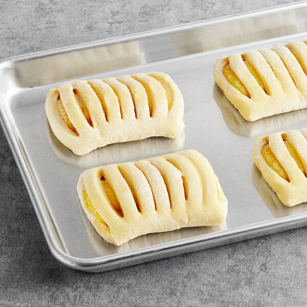 Bridor Ready-to-Bake Lemon Danish 3.5 oz. - 84/Case