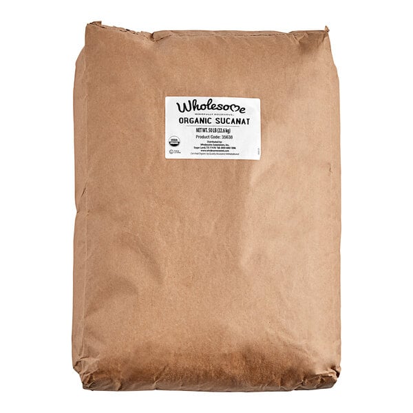 Wholesome Sweeteners Organic Sucanat® Sugar 50 lb.