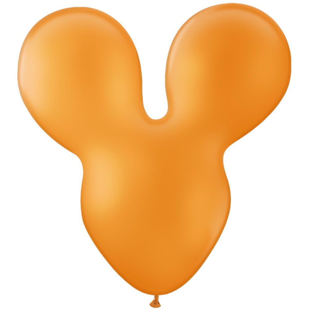 Mousehead Orange Latex Balloon 28 Inch