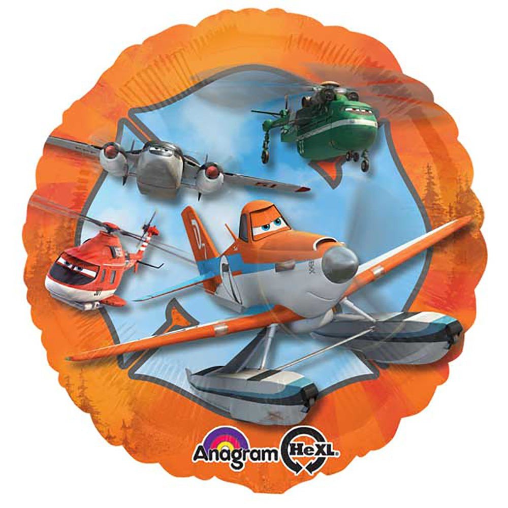 28 Inch Planes Fire & Rescue Foil Balloon