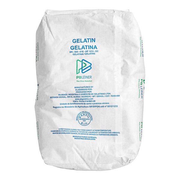PB Leiner Unflavored Beef Gelatin (250 Bloom, 40 Mesh) - 50 lb