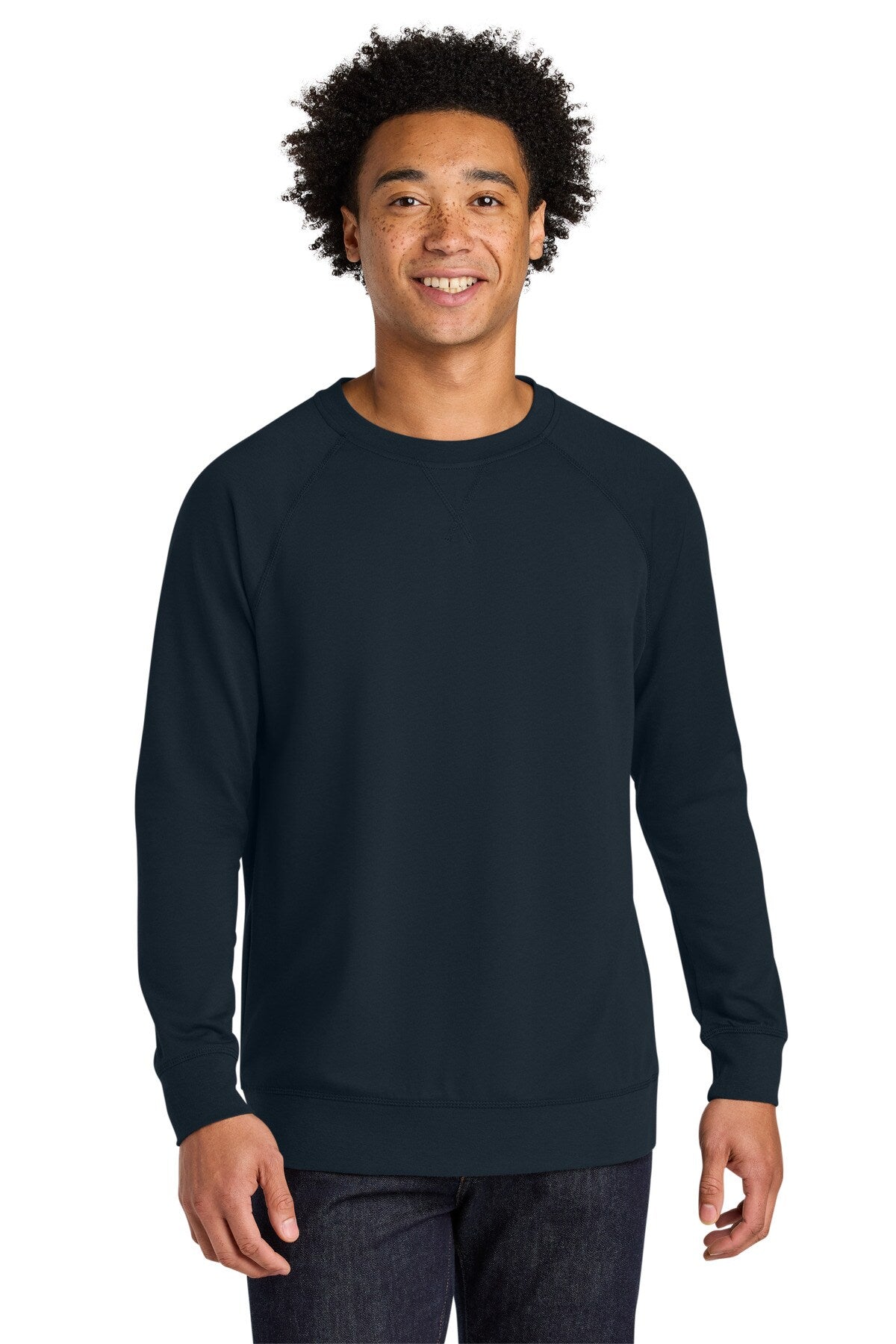 Next Level® Unisex Laguna Raglan Crewneck Long Sleeve Sweatshirt
