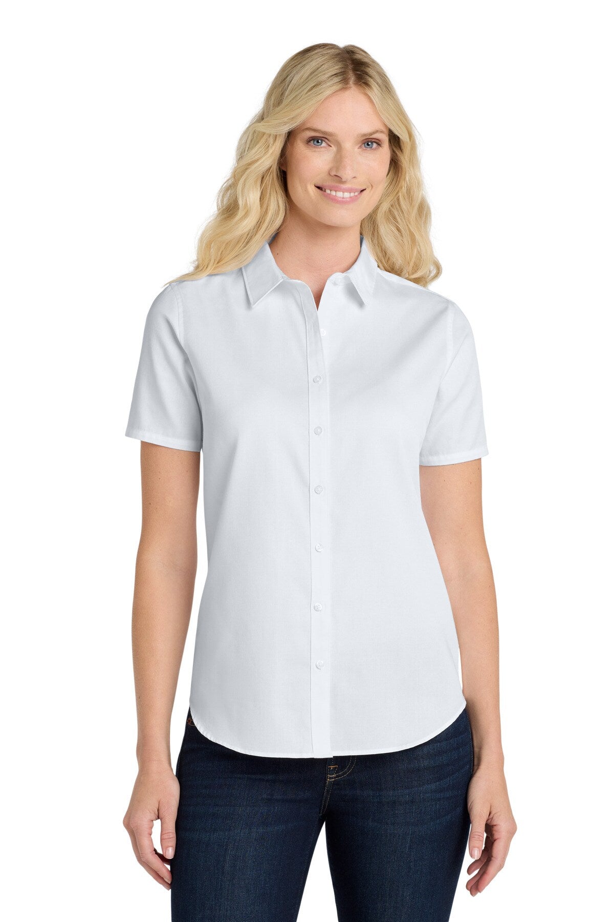 Port Authority® Short Sleeve SuperPro React Twill Women Shirt