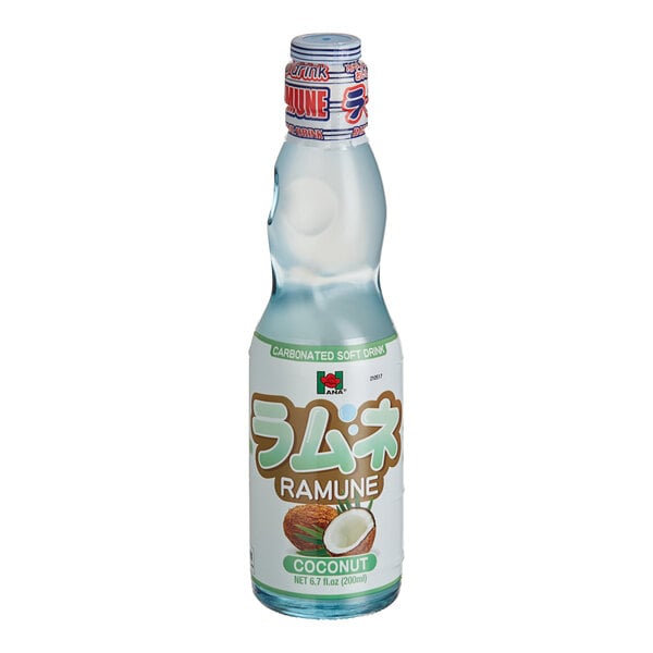 Hana Ramune Coconut Soda 6.7 fl. oz. - 24/Case