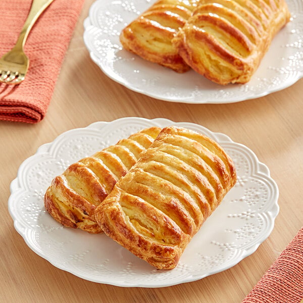 Bridor Ready-to-Bake Key Lime Cheesecake Danish 3.5 oz. - 84/Case
