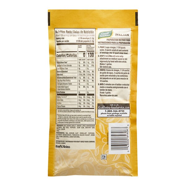 Good Seasons Italian Dressing Mix 7.6 oz. - 12/Case