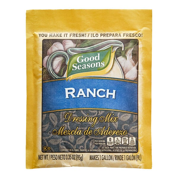 Good Seasons Ranch Dressing Mix 3.35 oz. - 20/Case