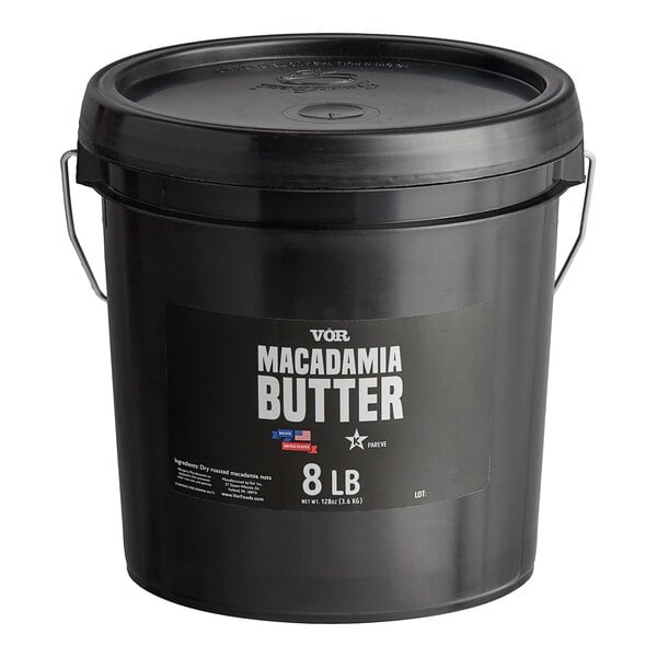 Vor Pure Macadamia Nut Butter 8 lb. Pail