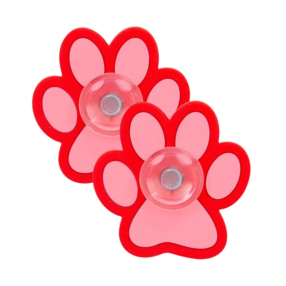12-Pack 2 1/4" Bright Red Paw Print Fidget Spinners