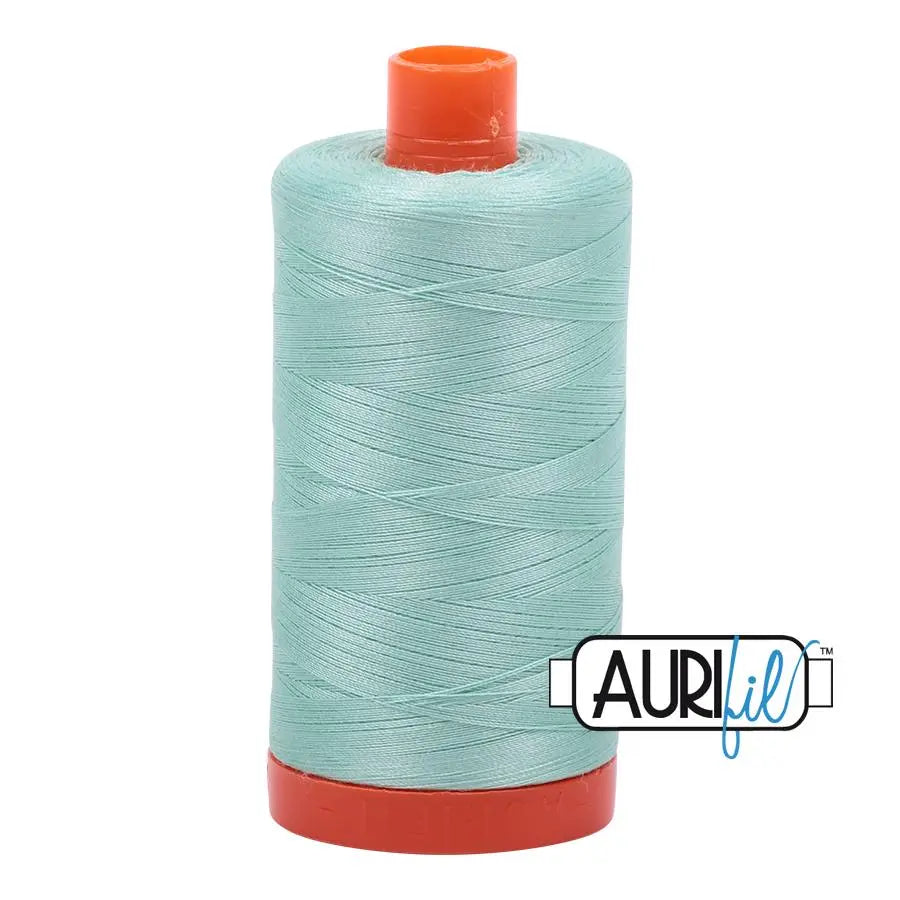 Cotton Thread 50wt Mint Aurifil Large Spool