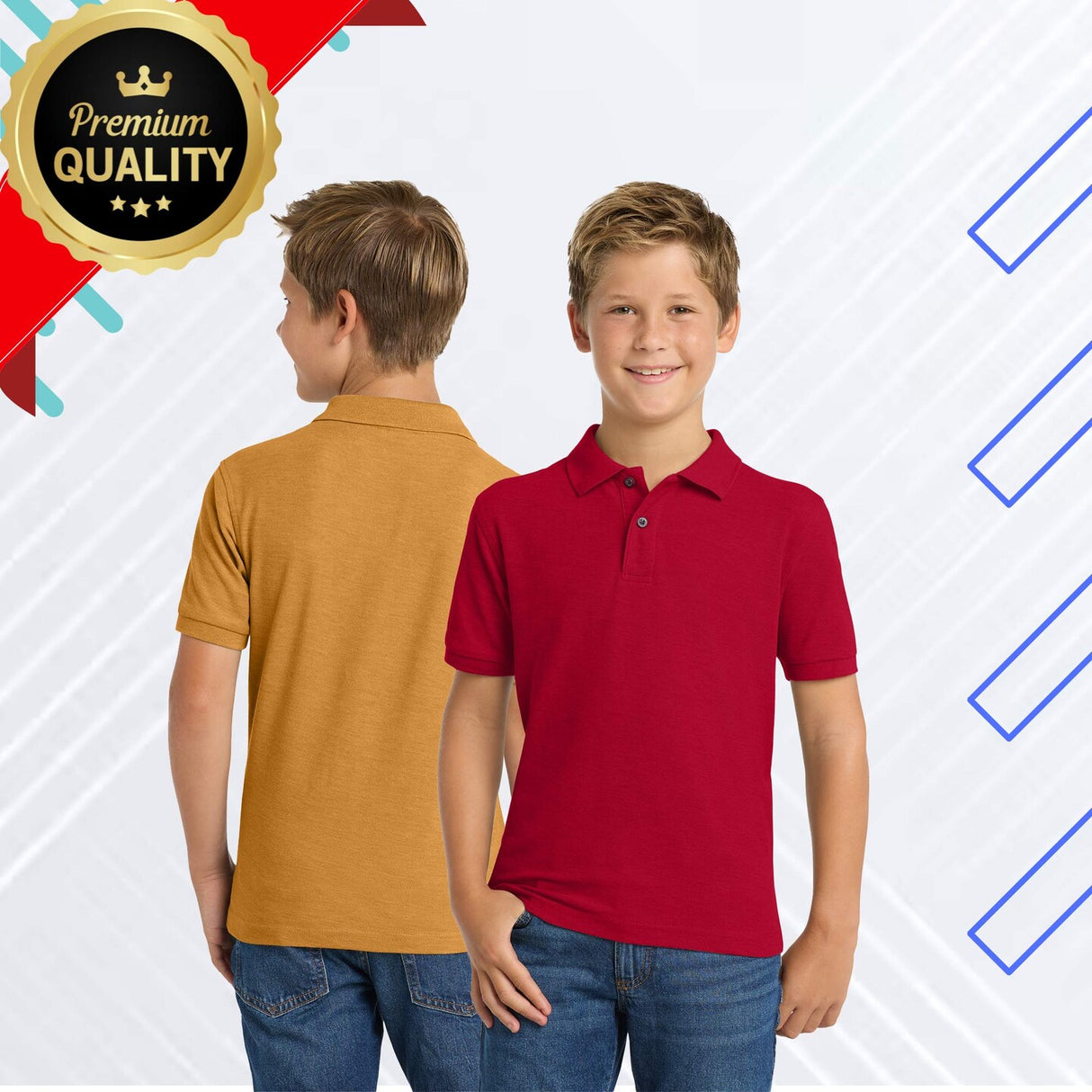 Port Authority® Youth Silk Touch Polo