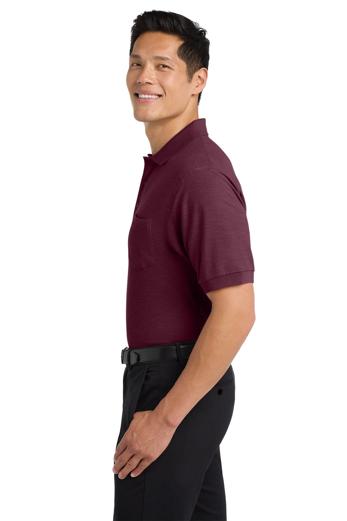 Port Authority® Silk Touch Polo with Pocket