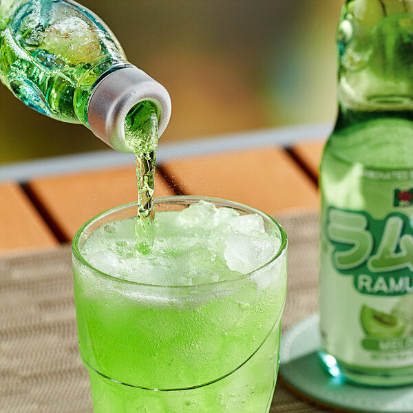 Hana Ramune Melon Soda 6.7 fl. oz. - 24/Case