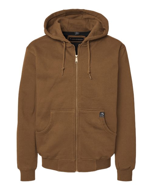DRI DUCK Men's Crossfire Heavyweight Power Fleece Hooded Jacket with Thermal Lining
