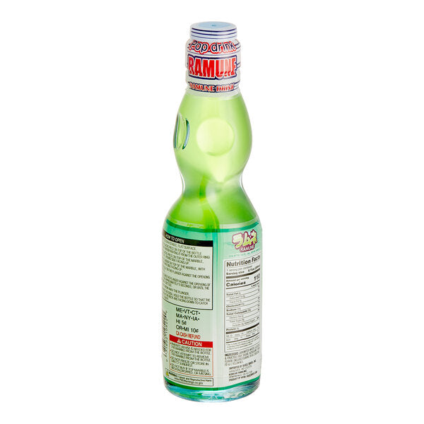 Hana Ramune Plum Soda 6.7 fl. oz. - 24/Case