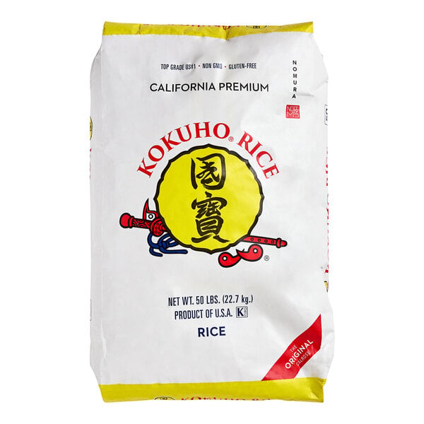 Kokuho Yellow Medium Grain White Rice 50 lb.