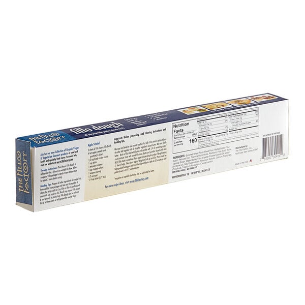 Fillo Factory #4 14" x 18" Fillo Dough Sheets 1 lb. - 24/Case