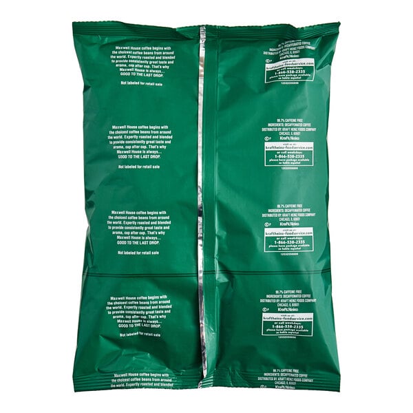 Maxwell House Special Delivery Decaf 10-Cup Coffee Filter Pack 1.3 oz. - 42/Case