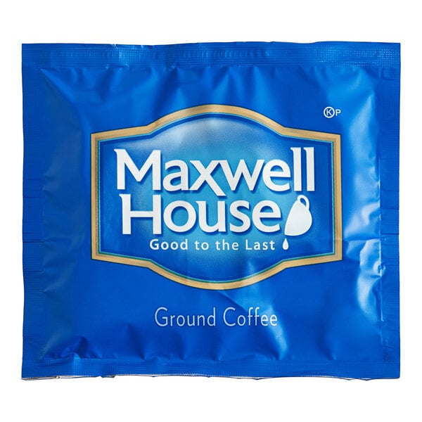 Maxwell House Original Roast Coffee 4-Cup Filter Pack 0.7 oz. - 100/Case