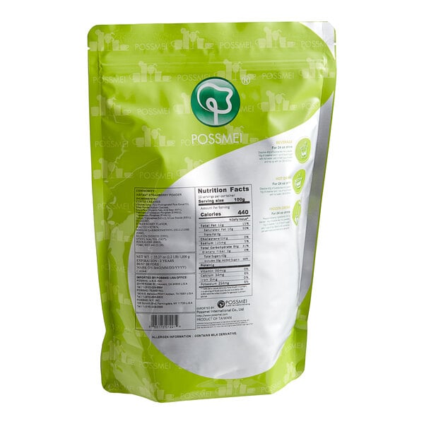 Possmei Strawberry Powder Mix 2.2 lb.