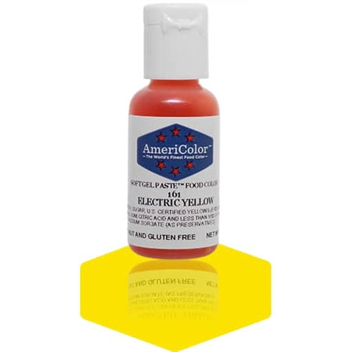 Electric Yellow Soft Gel Paste Food Color - AmeriColor 161