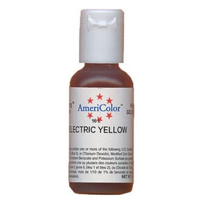 Electric Yellow Soft Gel Paste Food Color - AmeriColor 161