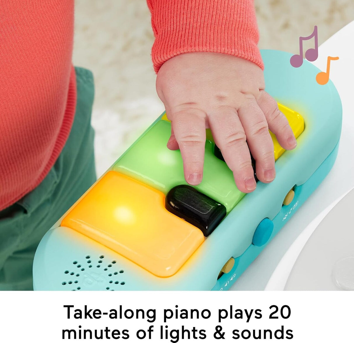 Fisher-Price HNR23 3-in-1 Hit Wonder Activity Center – Interactive Play for Ages 4–9 Months