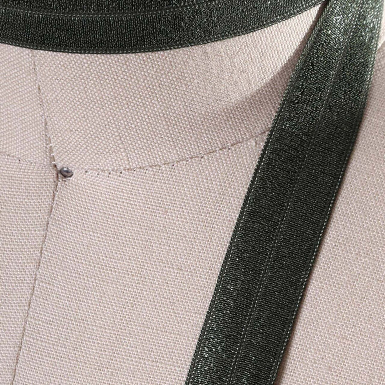 Pale Moss Green Fold Over Elastic Trim 5/8" 3 Yards Olive Green Foldover Elastic for DIY Sewing Accessories