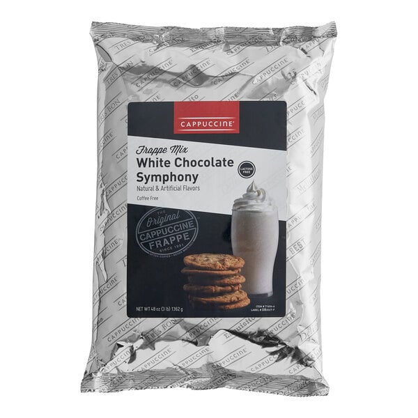 Cappuccine White Chocolate Mix 3 lb. - 5/Case