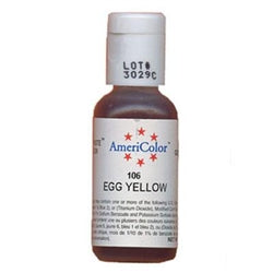 Egg Yellow Soft Gel Paste Food Color - AmeriColor 106