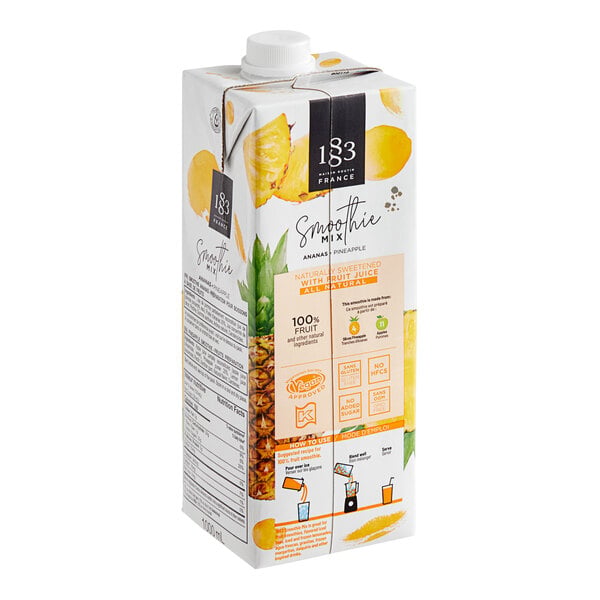 1883 Maison Routin Pineapple Smoothie Mix 1 Liter - 8/Case