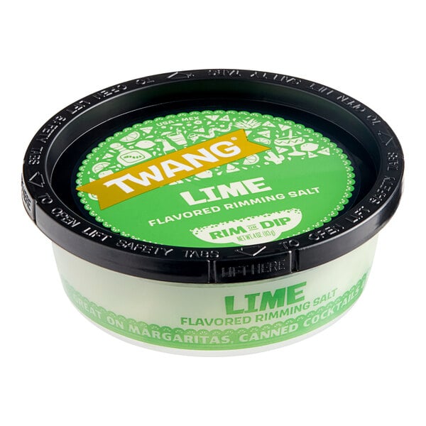 Twang Lime Rimming Salt 4 oz. - 12/Case