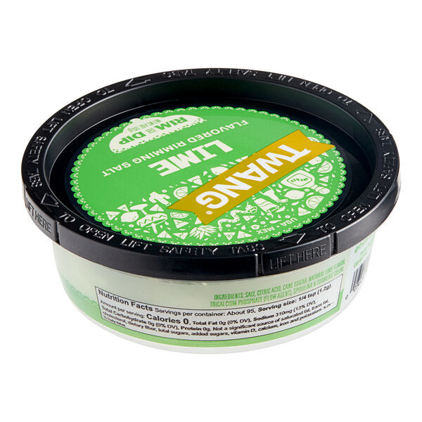 Twang Lime Rimming Salt 4 oz. - 12/Case