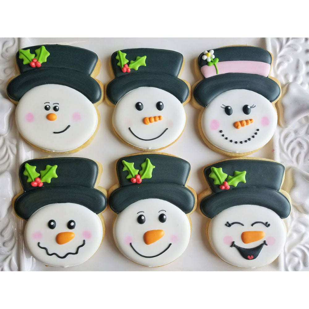 Ann Clark Snowman Head Cookie Cutter, 3 7/8" x 3 1/8"