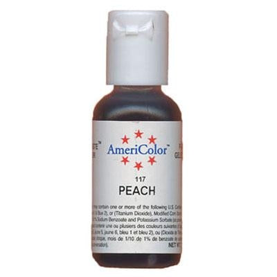 Peach Soft Gel Paste Food Color - AmeriColor 117