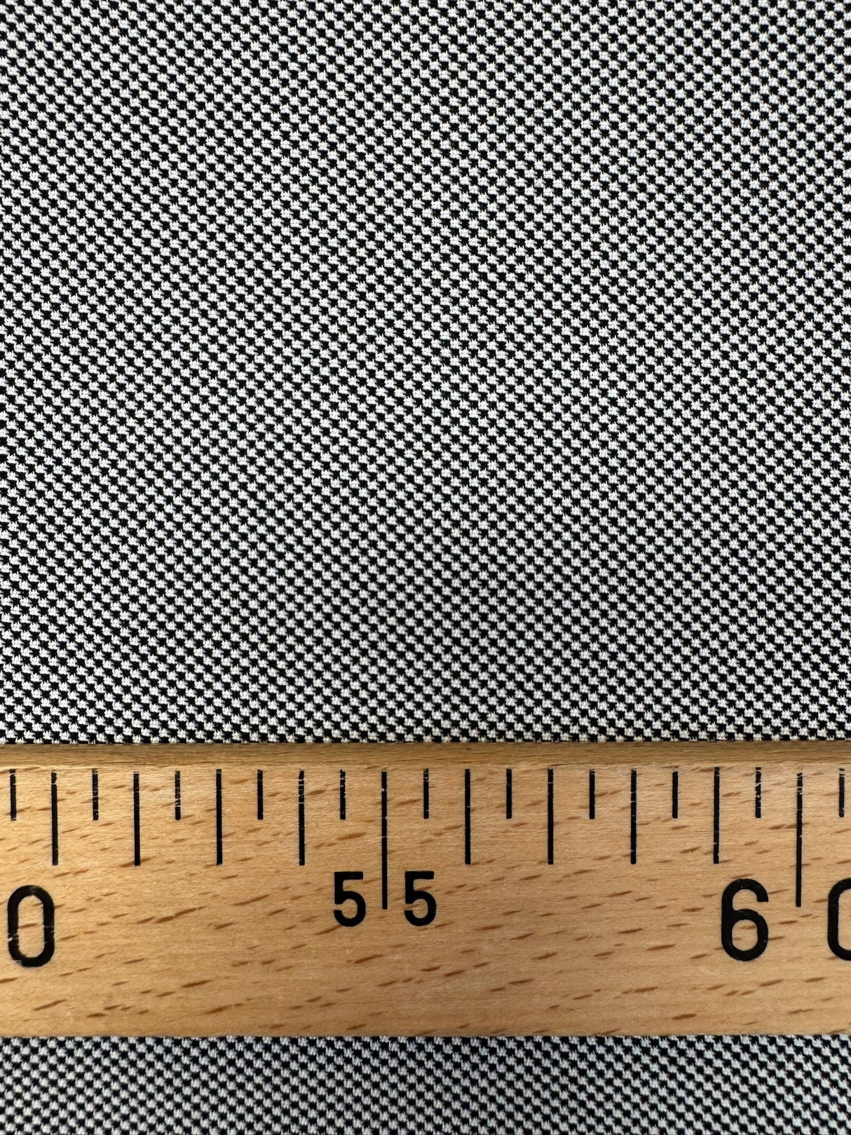 Cotton Suit Fabric Black White