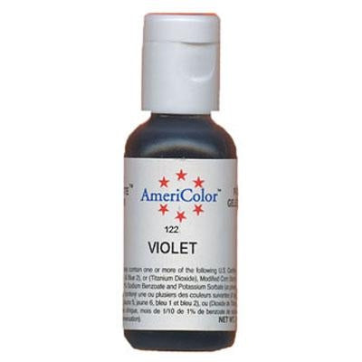 Violet Soft Gel Paste Food Color - Americolor 122